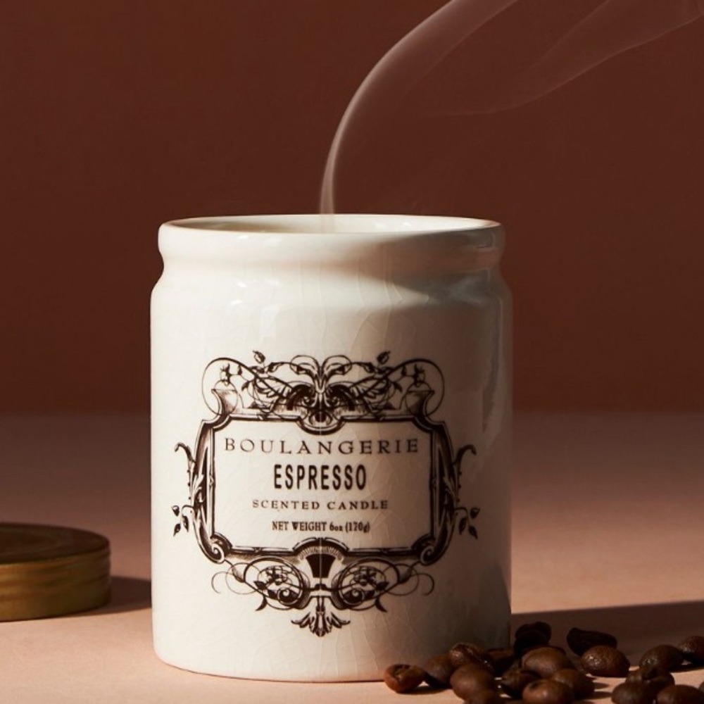 Boulangerie Espresso Candle - Anthropologie
